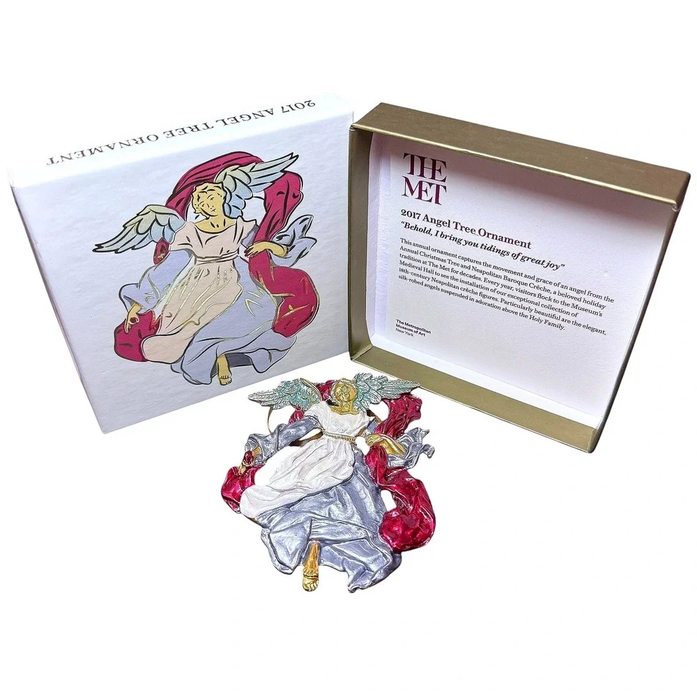 The Metropolitan Museum of Art THE MET‎ 2017 Angel Tree Handmade Ornament Boxed